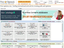 Tablet Screenshot of free-opinion.com